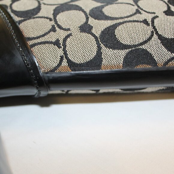 Coach Rubber Rain Boots, Size 8M, Black NWOT Never Worn - Picture 8 of 8